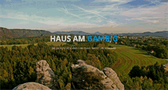 Desktop Screenshot of hausamgamrig.de