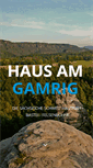 Mobile Screenshot of hausamgamrig.de