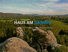 Tablet Screenshot of hausamgamrig.de